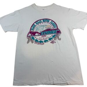 Vintage Black Hills Motor Classic Sturgis Rally Races T-Shirt – 1991, Black, L